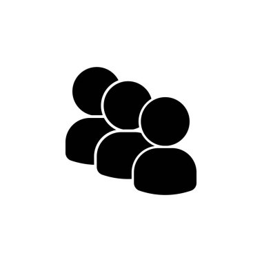 people, three avatars icon. Element of a group of people icon. Premium quality graphic design icon. Signs and symbols collection icon for websites, web design on white background