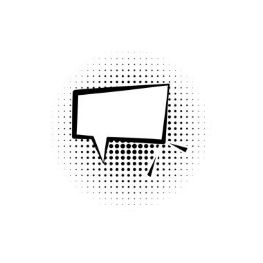 pop art, speech bubble icon. Element of speech bubble pop art style icon. Signs and symbols collection icon for websites, web design, mobile app on white background