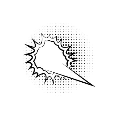 pop art, speech bubble icon. Element of speech bubble pop art style icon. Signs and symbols collection icon for websites, web design, mobile app on white background