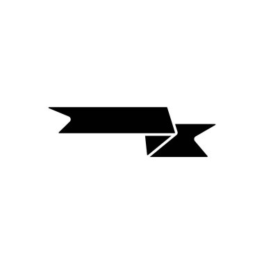 Ribbon icon. Simple decoration band icons for ui and ux, website or mobile application on white background