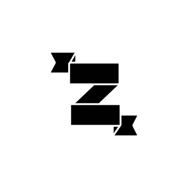 Ribbon icon. Simple decoration band icons for ui and ux, website or mobile application on white background