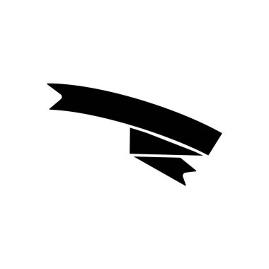 Ribbon icon. Simple decoration band icons for ui and ux, website or mobile application on white background