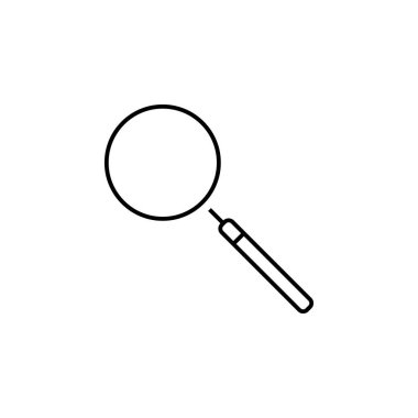 loupe icon. Element of scientifics study icon for mobile concept and web apps. Thin line loupe icon can be used for web and mobile on white background