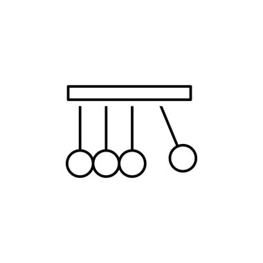 physics icon. Element of scientifics study icon for mobile concept and web apps. Thin line physics icon can be used for web and mobile on white background