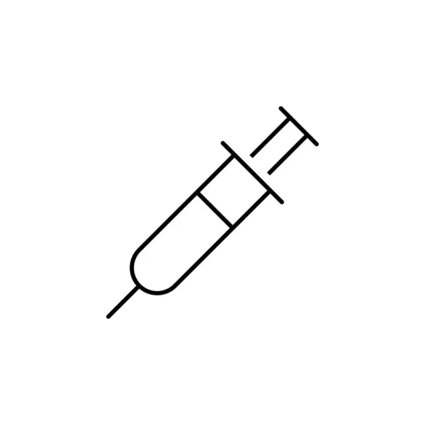 Syringe Icon Element Scientifics Study Icon Mobile Concept Web Apps — Stok Vektör