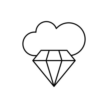 Quality, brilliant, SEO icon. Simple line, outline vector elements of commerce icons for ui and ux, website or mobile application on white background