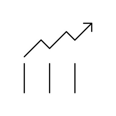 Analytics, arrow, SEO icon. Simple line, outline vector elements of commerce icons for ui and ux, website or mobile application on white background