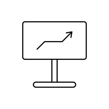 Analytics, display, SEO icon. Simple line, outline vector elements of commerce icons for ui and ux, website or mobile application on white background