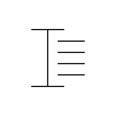 align, italic, style, text icon. Element of text and sign for mobile concept and web apps icon. Thin line icon for website design and development on white background welcome background