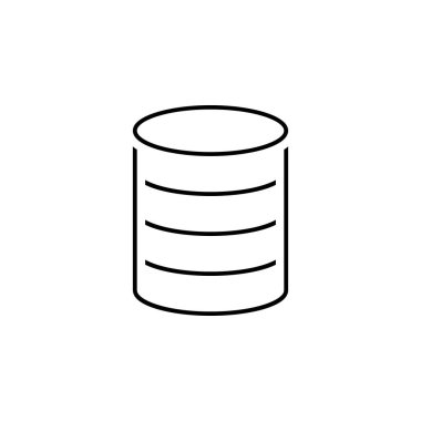 coins outline icon on white background