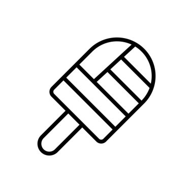 Ice-cream USA flag icon. Simple line, outline vector elements of America icons for ui and ux, website or mobile application on white background