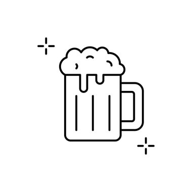 Alcohol, addictions, beer icon. Simple line, outline vector elements of addictive human for ui and ux, website or mobile application on white background