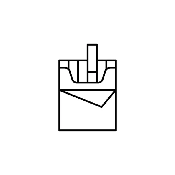 Cigarette Patch Icon Simple Line Outline Vector Addiction Icons Website — Stok Vektör