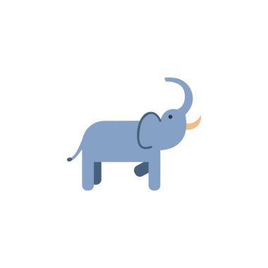 elephant, mammal, zoo icon. Element of color African safari icon. Premium quality graphic design icon. Signs and symbols collection icon for websites, web design on white background