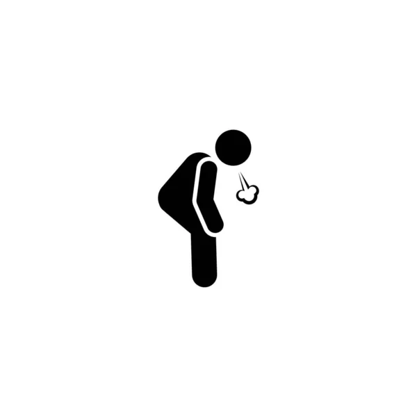 Puke, man, vomit icon. Element of aedes mosquito and dengue icon. Premium quality graphic design icon. Signs and symbols collection icon for websites, web design on white background