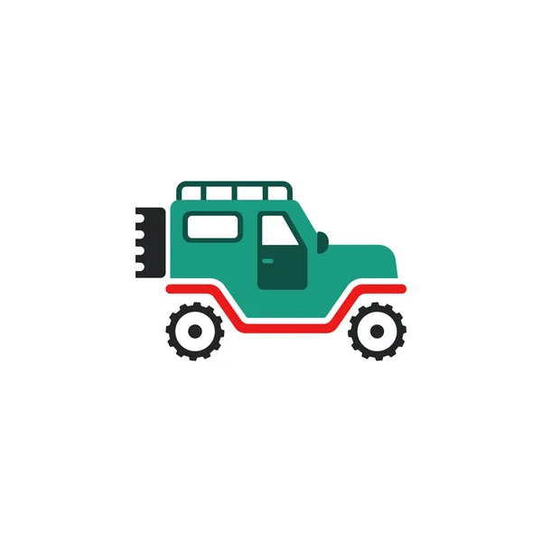 Car Automobile Icon Element Color African Safari Icon Premium Quality — Vector de stock