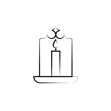 Candle for alternative medicine icon. Element of alternative medicine icon for mobile concept and web apps. Thin line Candle for alternative medicine icon can be used for web on white background