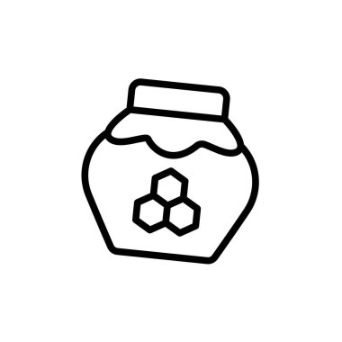 Honey alternative medicine icon. Simple line, outline vector elements of alternative medicine icons for ui and ux, website or mobile application on white background