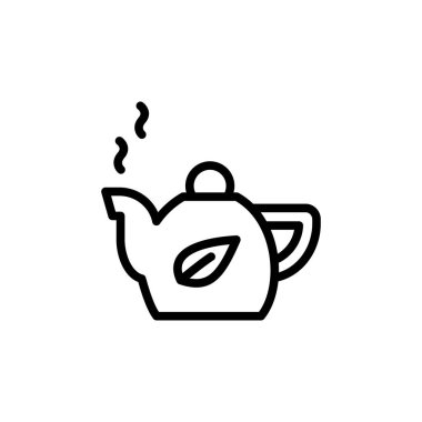 Infusion tea icon. Simple line, outline vector elements of alternative medicine icons for ui and ux, website or mobile application on white background