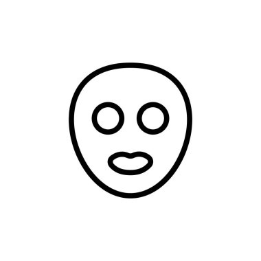 Face mask woman icon. Simple line, outline vector elements of alternative medicine icons for ui and ux, website or mobile application on white background