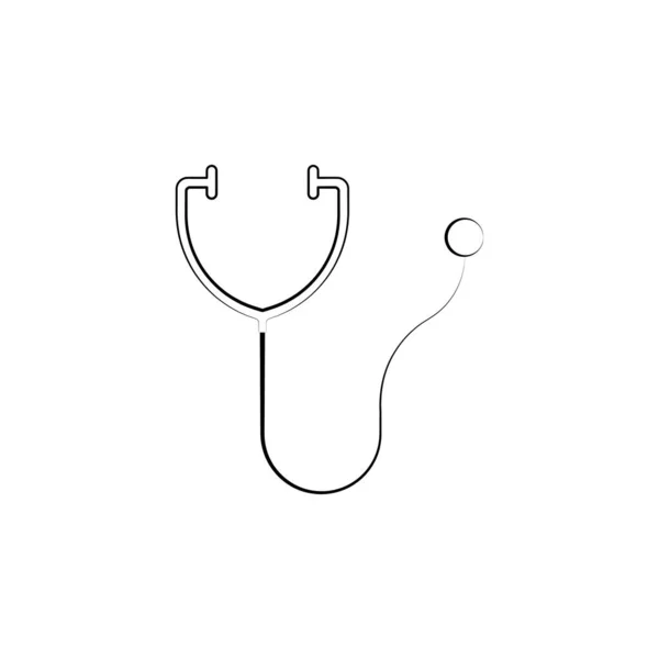 Stethoscope Alternative Medicine Icon Element Alternative Medicine Icon Mobile Concept — Stockový vektor