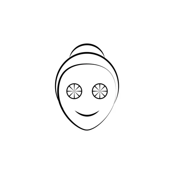 Face Mask Alternative Medicine Icon Element Alternative Medicine Icon Mobile — Image vectorielle