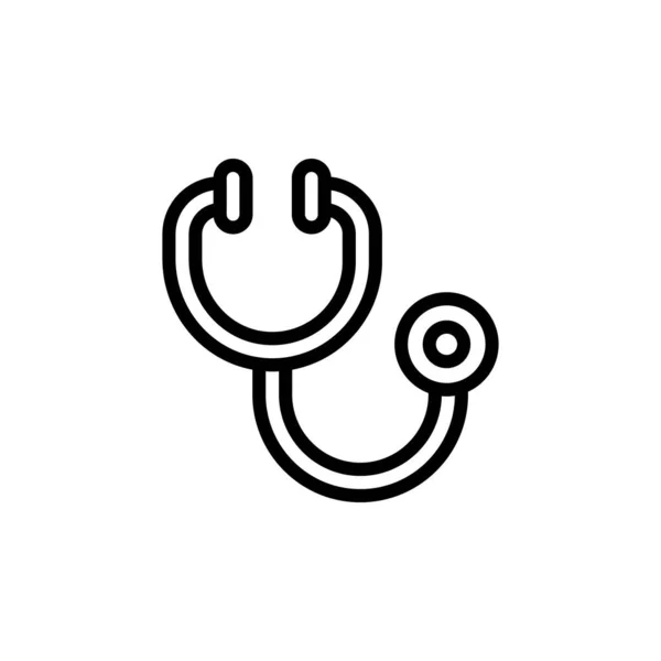 Stethoscope Alternative Medicine Icon Simple Line Outline Vector Elements Alternative — Archivo Imágenes Vectoriales