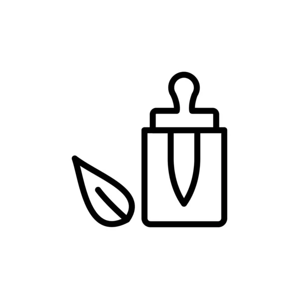 Bach Flower Leaf Icon Simple Line Outline Vector Elements Alternative — Stockový vektor