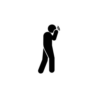 Headache, cramp icon. Element of amyotrophic lateral sclerosis icon on white background