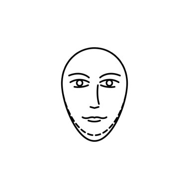 Anti aging neck surgery icon. Element of beauty and anti aging icon for mobile concept and web apps. Thin line Anti aging neck surgery icon can be used for web and mobile on white background