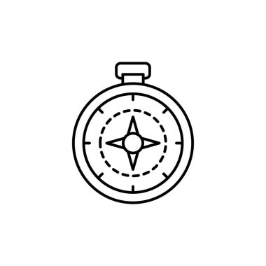compass, location icon. Simple line, outline vector elements of archeology for ui and ux, website or mobile application on white background