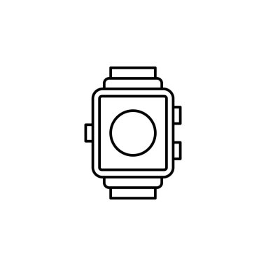 Smartwatch icon. Element of artificial intelligence icon for mobile concept and web apps. Thin line Smartwatch icon can be used for web and mobile on white background