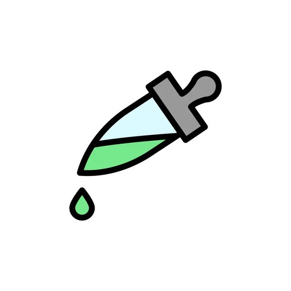 Pipette Alternative Medicine Icon Simple Color Outline Vector Elements Alternative — Vettoriale Stock