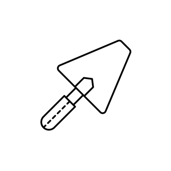 Tool Towel Icon Simple Line Outline Vector Elements Archeology Website — Stok Vektör