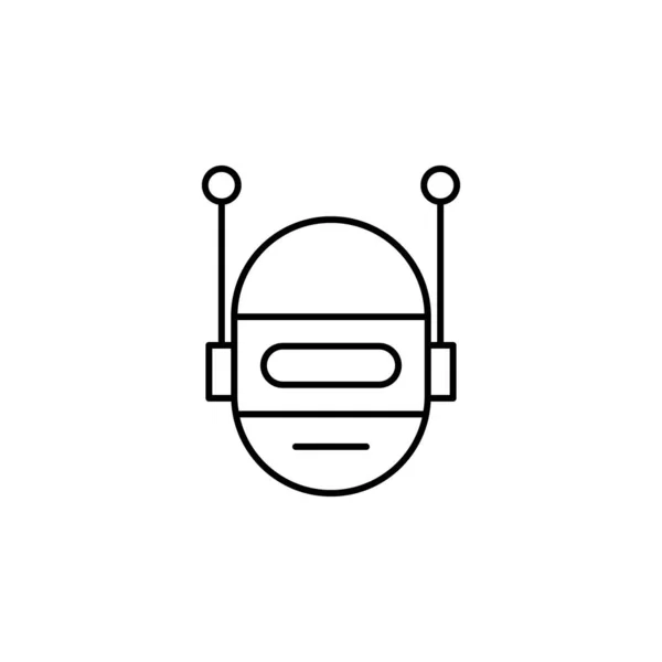 Cybercriminal Modern Hacker Icon Element Artificial Intelligence Icon Mobile Concept — Wektor stockowy