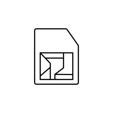 Smart card smart data icon. Element of artificial intelligence icon for mobile concept and web apps. Thin line Smart card smart data icon can be used for web and mobile on white background