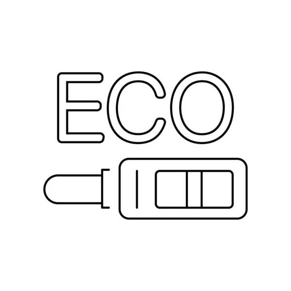 Pregnancy Test Eco Icon Simple Line Outline Vector Artificial Insemination — Stockvector