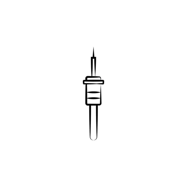 Pyrometer Icon Element Art Craft Icon Thin Line Icon Website — Vetor de Stock