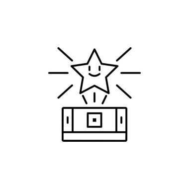 augmented reality, technology, star, toy icon. Element of new technology icon on white background on white background