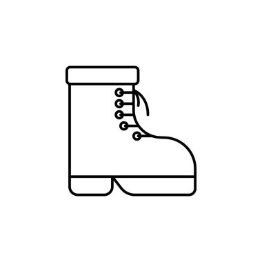 Rain boots icon. Simple line, outline vector of autumn icons for ui and ux, website or mobile application on white background