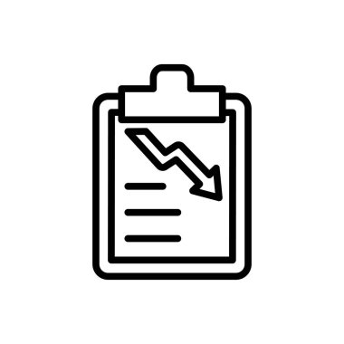 document chat arrow icon. Simple line, outline vector elements of bankruptcy icons for ui and ux, website or mobile application on white background