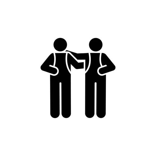 Students friend walk school pictogram icon on white background