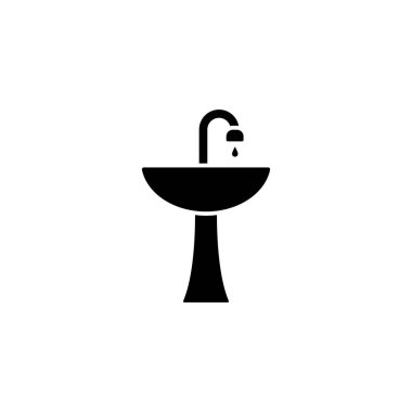 Hand dryer icon. Simple bathroom icons for ui and ux, website or mobile application on white background