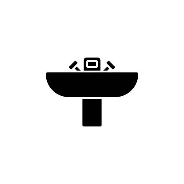 Faucet Drop Sink Icon Simple Bathroom Icons Website Mobile Application — Vetor de Stock