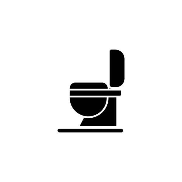 Closed Restroom Seat Toilet Icon Simple Bathroom Icons Website Mobile — Vetor de Stock