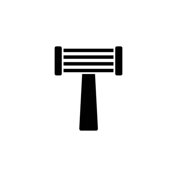 Bathroom Razor Solid Icon Simple Bathroom Icons Website Mobile Application — Stockvektor