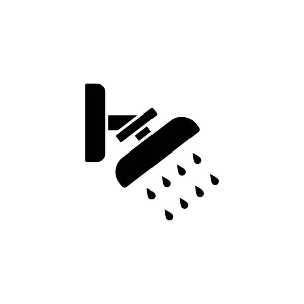 Faucet Drop Sink Shower Icon Simple Bathroom Icons Website Mobile — Stockvektor