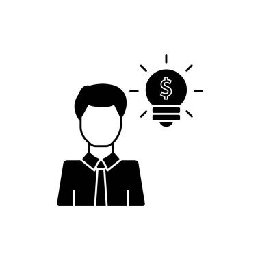 Man idea creative icon. Simple business intention icons for ui and ux, website or mobile application on white background