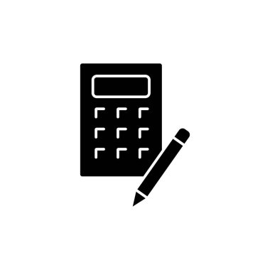 Pen Calculator icon. Simple business intention icons for ui and ux, website or mobile application on white background