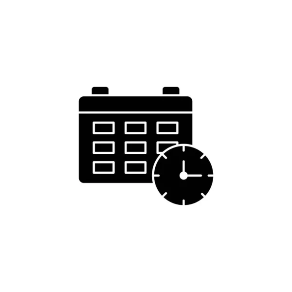Εικόνα Ώρας Ημερολογίου Απλή Επιχειρηματική Πρόθεση Εικονίδια Για Και Ιστοσελίδα — Διανυσματικό Αρχείο